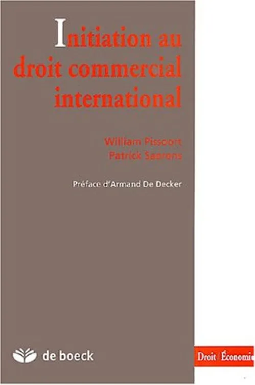 Initaition au droit commercial international