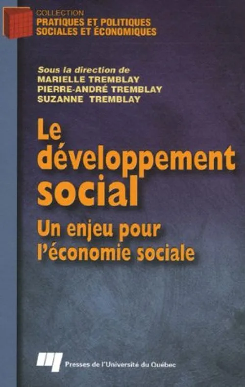Le développement social : Un enjeu pour l'économie sociale