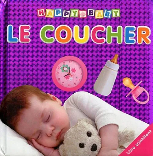 Le coucher : Livre scintillant