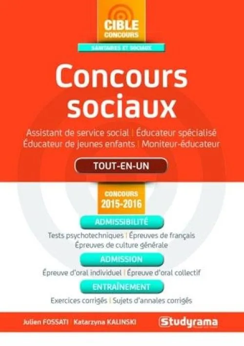 Concours sociaux - concours 2015-2016