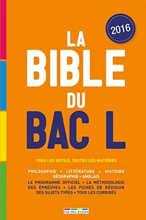 La Bible du Bac L, édition 2016