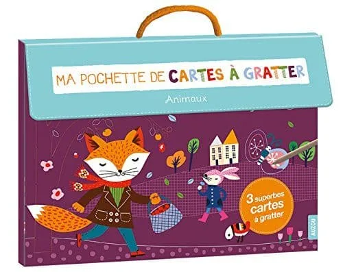 Ma pochette de cartes à gratter Animaux