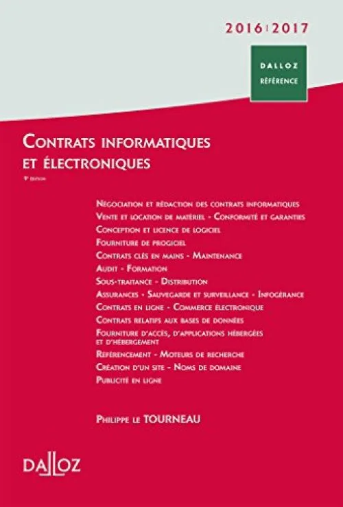 Contrats informatiques et électroniques 2016/2017