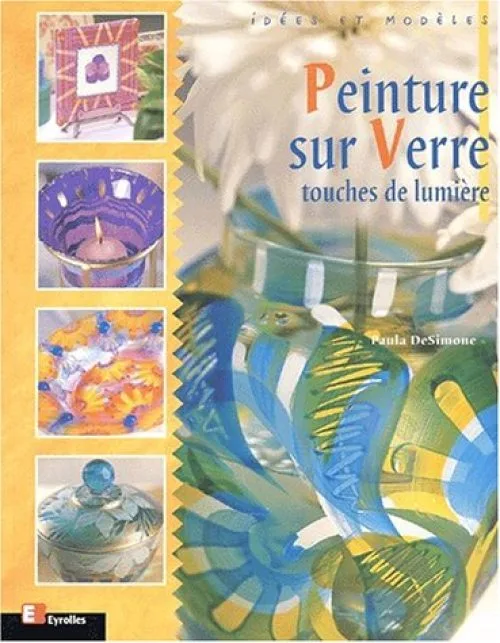 Peinture sur verre. Touches de lumière