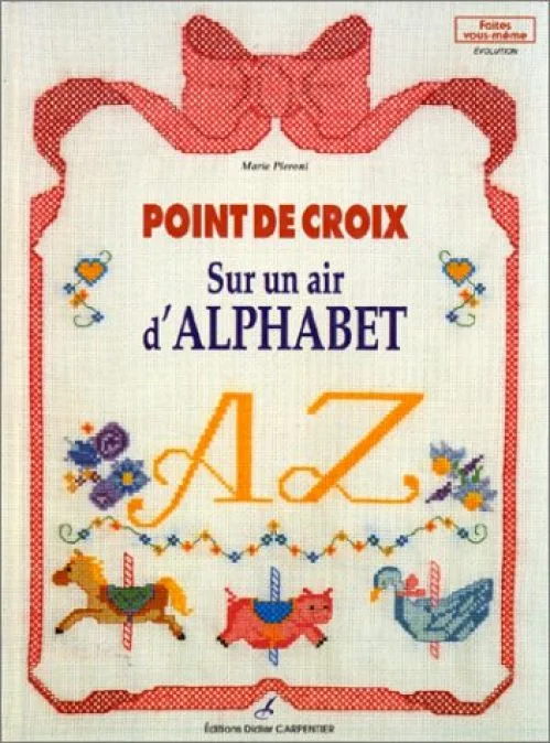 Point de croix -s/air d'alphabet