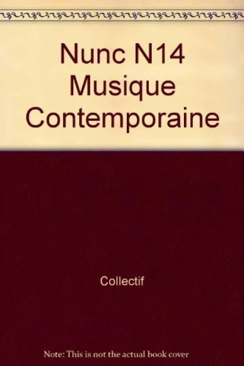 Nunc N14 Musique Contemporaine