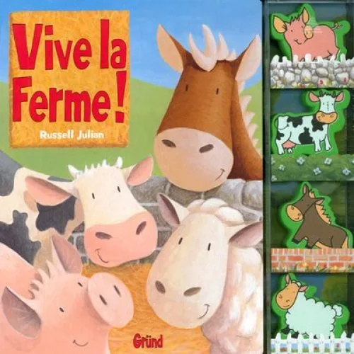 Vive la Ferme ! : Livre-puzzle