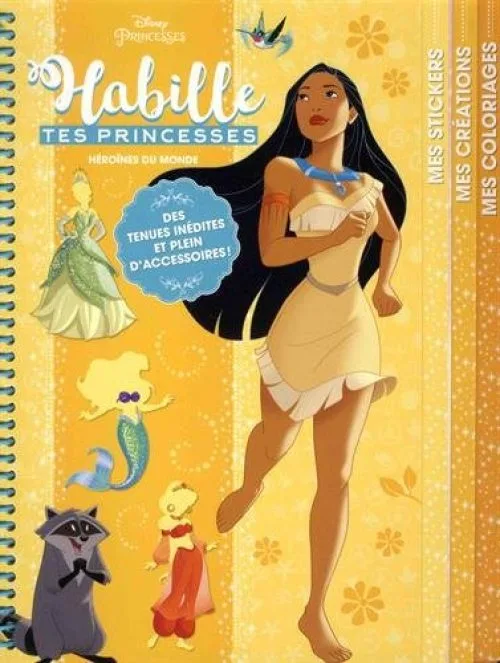 DISNEY PRINCESSES - Habille tes princesses - spirales - Princesses du monde