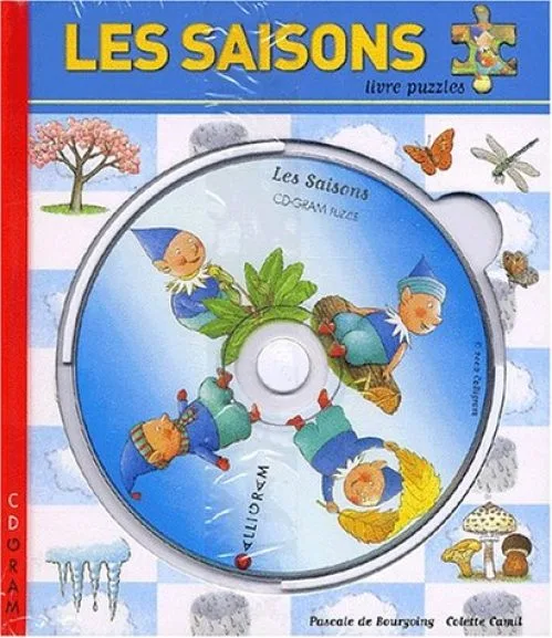 Les saisons. Livre puzzle avec CD-ROM