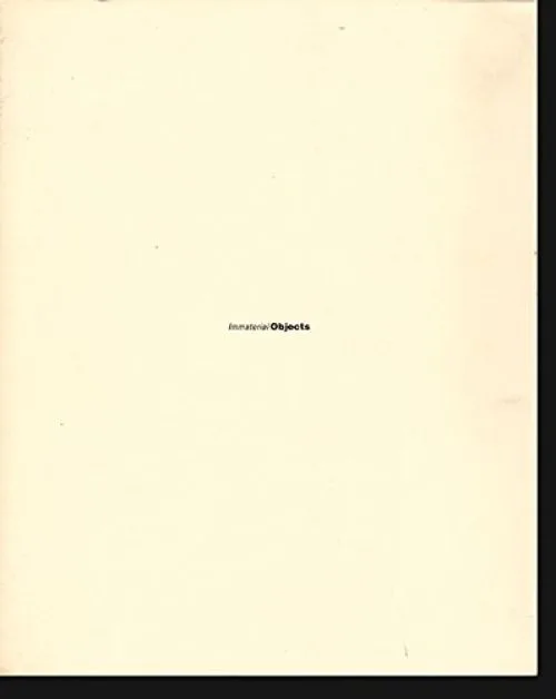 Immaterial Objects
