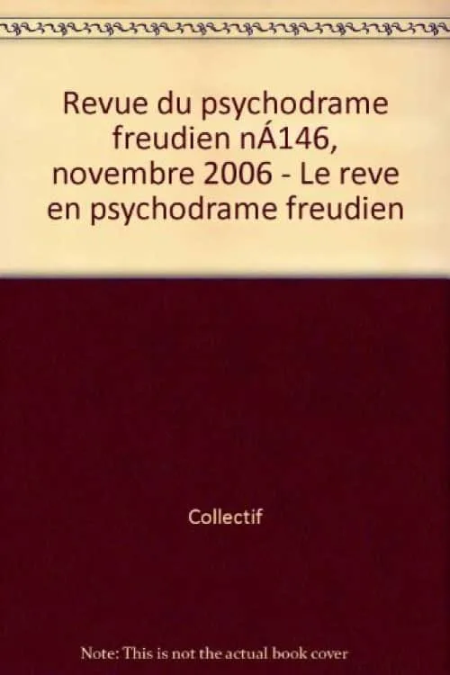 Broché - Revue du psychodrame freudien n°146, novembre 2006 - le rêve en psychodrame freudien