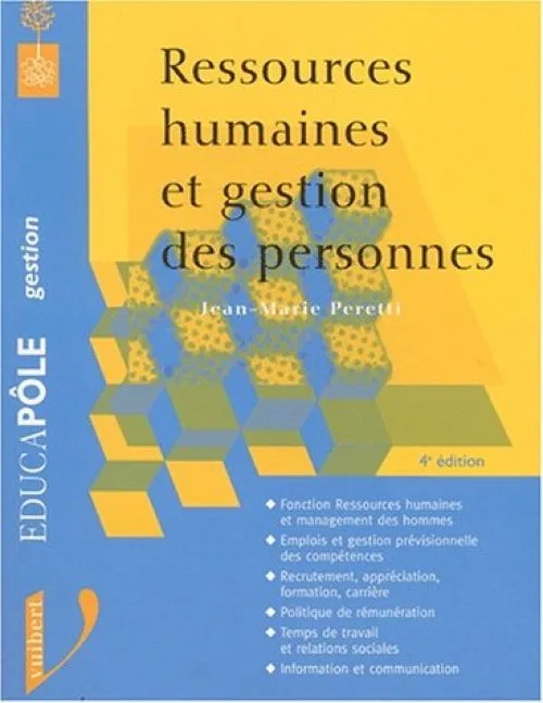 Ressources humaines et gestion des personnes : 4ème édition