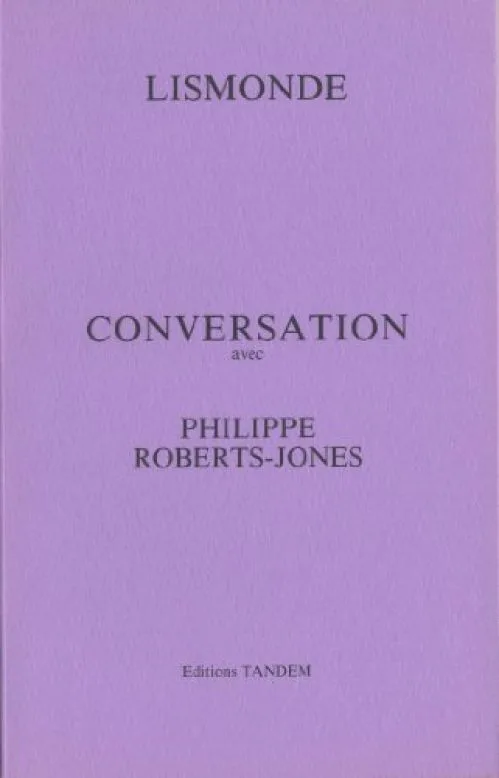 Lismonde/conv. avec ph. roberts-jones