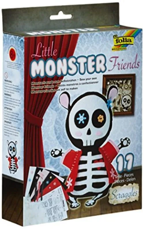 FOLIA Little Monster Friends travaux manuels, Scraggles