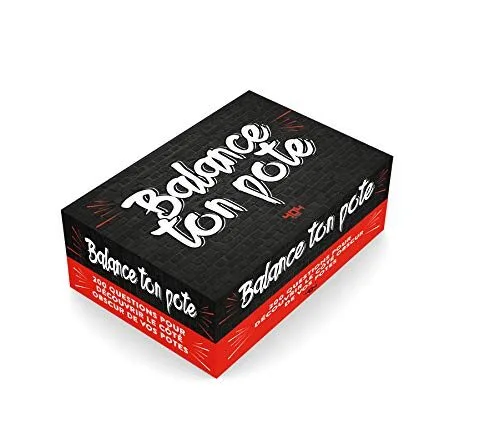 Balance ton pote : nouvelle édition - Jeu apéro - Jeu de société/jeu de cartes - Dès 14 ans et adulte