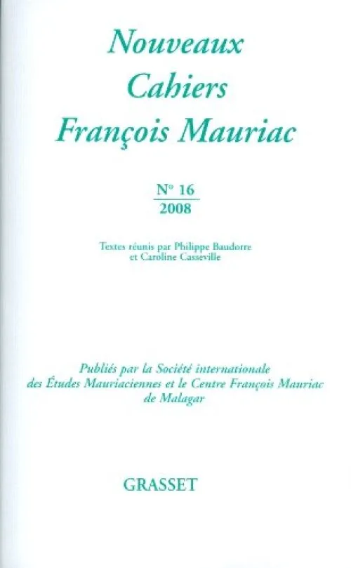 Nouveaux cahiers François Mauriac N°16