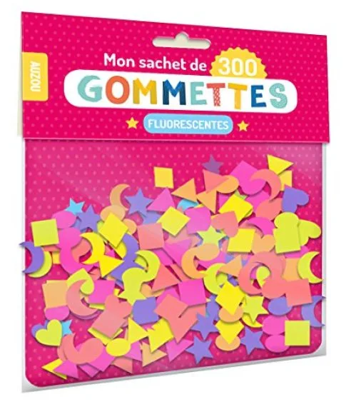 300 GOMMETTES FLUORESCENTES