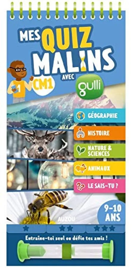 Mes Quiz malins - CM2 à CM2 (en partenariat avec Gulli)