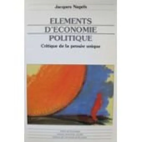 Elements d'économie politique