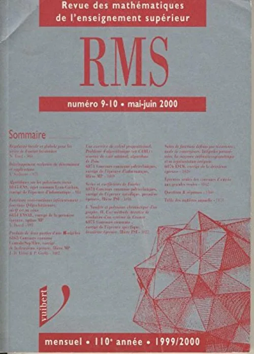 RMS, numéros 9 et 10 - mai-juin 2000