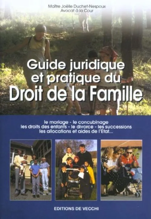 Guide juridique du droit de la famille