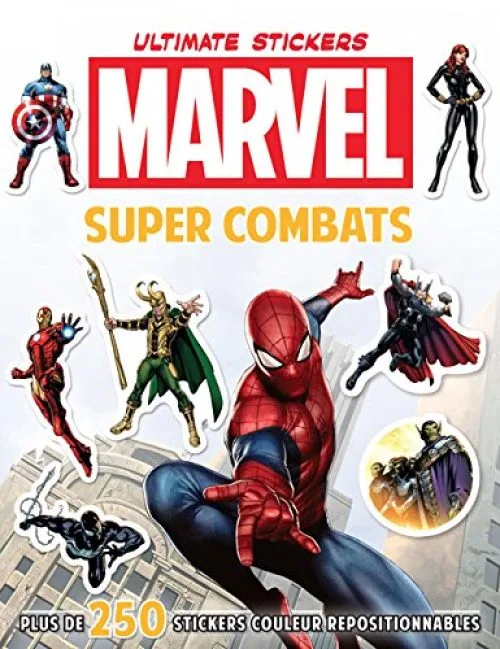 Ultimate stickers Marvel : Super combats