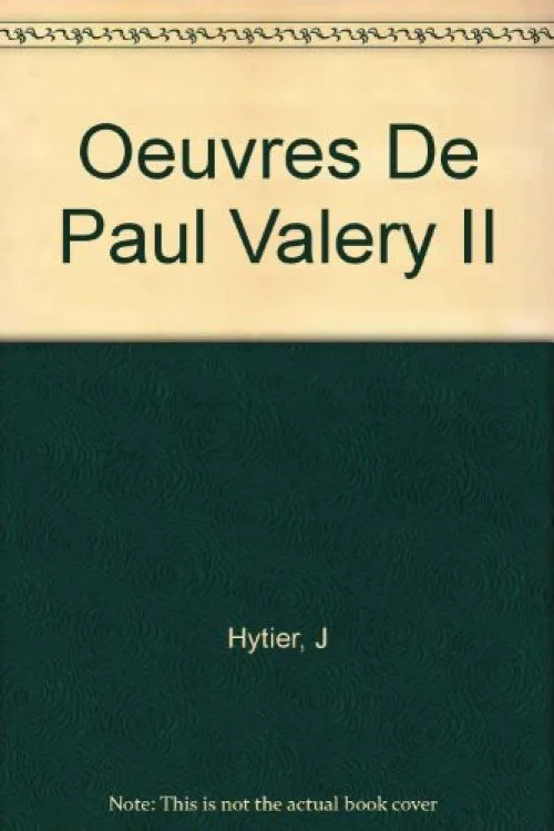 Oeuvres De Paul Valery II