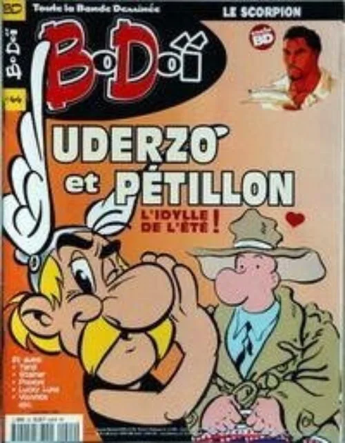 BODOI N° 44 du 01-08-2001 TOUTE LA BANDE DESSINEE LE SCORPION - UDERZO ET PETILLON - TARDI - STELNER - POPEYE - VICOMTE..