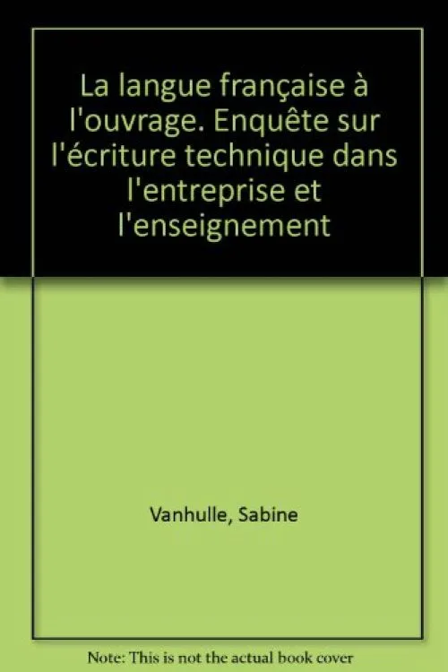 La langue française a l'ouvrage - 11. français et societes 00/1