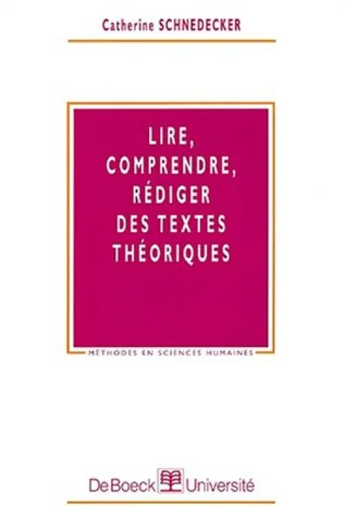 Lire,comprendre,rédiger textes théorique