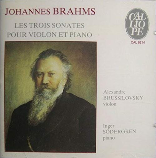 Brahms Les Trois Sonates pour violon et piano