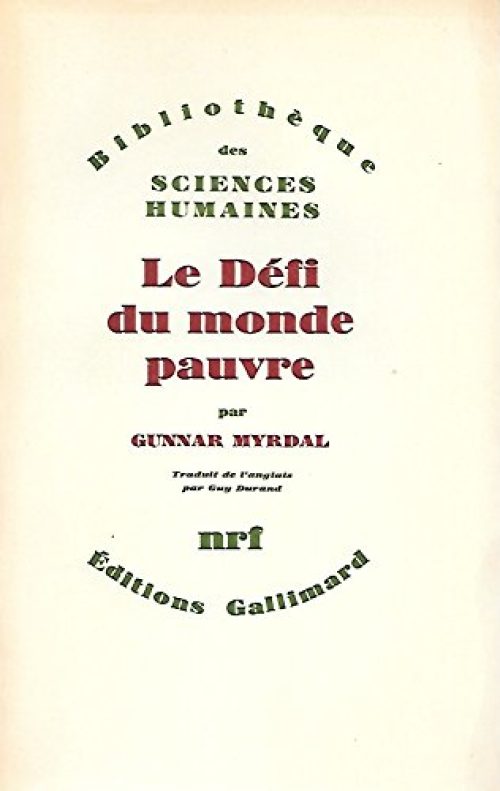Le defi du monde pauvre