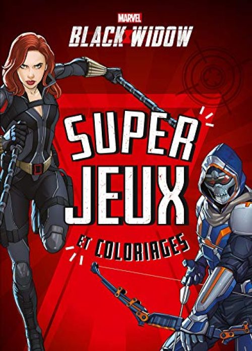 MARVEL – BLACK WIDOW – Super jeux et coloriages