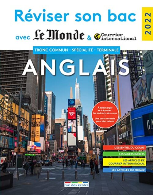 Réviser son bac avec le Monde 2022, Anglais Tronc commun et spécialité