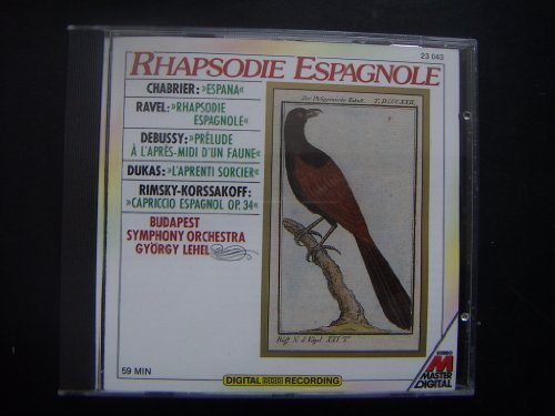 Rhapsodie Espagnole – Chabrier, Ravel, Debussy, Dukas, Rimsky , Korsakov