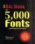 Big Book of 5000 Fonts