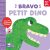 Bravo petit dino – livre avec matières à toucher