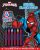 Spiderman , Marvel , COLO EN NEGATIF avec 4 crayons